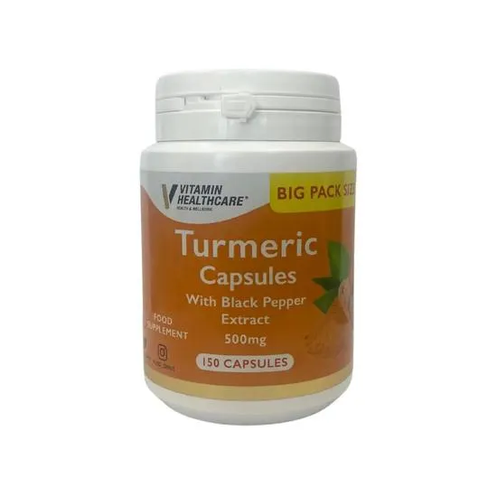 Supplements Direct Vit Direct Turmeric With Black Pepper Extract Capsules