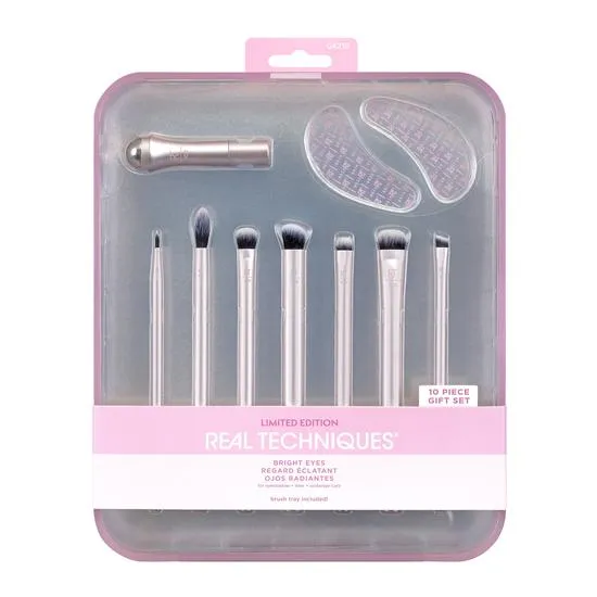 Real Techniques Pink Limited Edition Bright Eyes Eye Makeup Brush Set