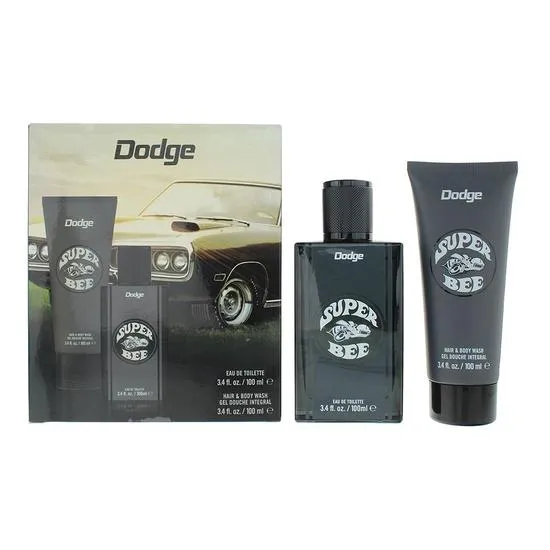 Dodge Super Bee Eau De Toilette + Body Wash Gift Set