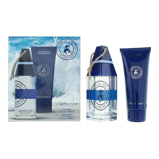 Caribbean Joe Sapphire Sands Eau De Toilette Gift Set
