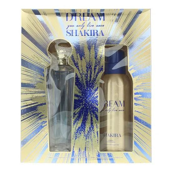Shakira Dream You Only Live Once Eau De Toilette 80ml Gift Set