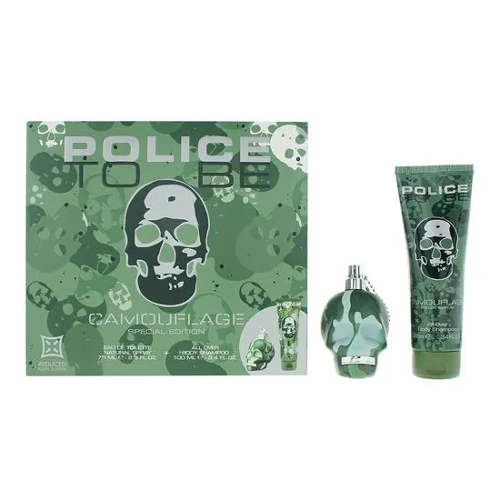 Police To Be Camouflage Eau De Toilette 75ml Gift Set
