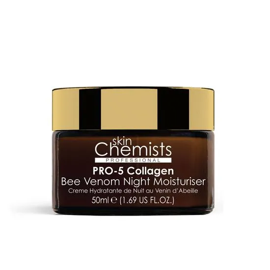 skinChemists Pro-5 Collagen Bee Venom Night Moisturiser