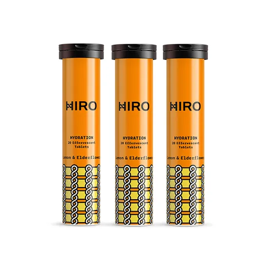 HIRO Hydration Lemon & Elderflower Tablets