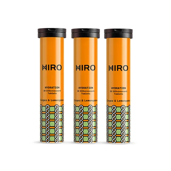 HIRO Hydration Ginger & Lemongrass Tablets