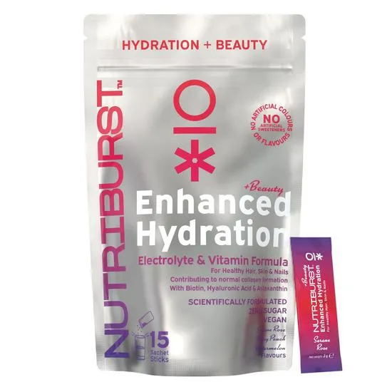 Nutriburst Enhanced Hydration + Beauty Mixed Fruit Flavour Sachets
