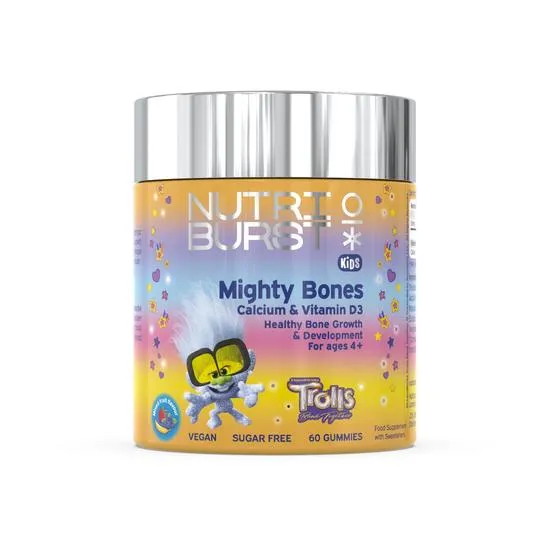 Nutriburst Kids Mighty Bones Calcium & Vitamin D3 Gummies