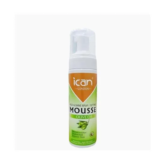 Ican London Olive Oil Hold & Shine Mousse