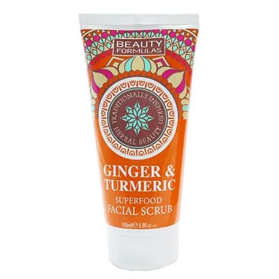 Beauty Formulas Ginger & Turmeric Superfood Facial Scrub