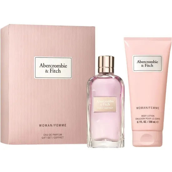 Abercrombie & Fitch First Instinct For Her Gift Set 100ml Eau De Parfum + 200ml Body Lotion