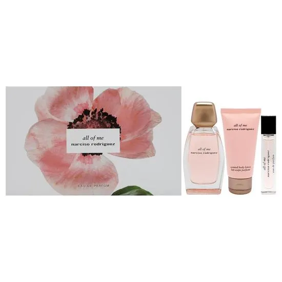 Narciso Rodriguez All Of Me Eau De Parfum 90ml, 10ml + Body Lotion 50ml Gift Set