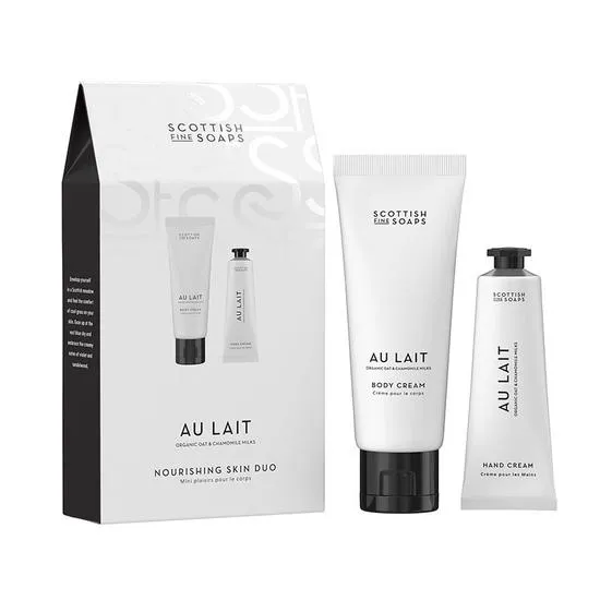 Scottish Fine Soaps Au Lait Nourishing Skin Duo