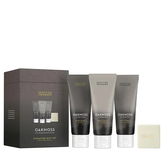Scottish Fine Soaps Oakmoss Signature Gift Set