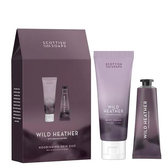 Scottish Fine Soaps Wild Heather Nourishing Skin Duo