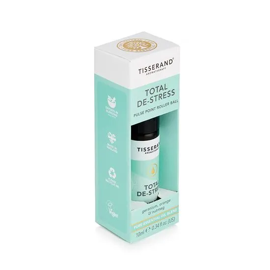 Tisserand Aromatherapy Total De-Stress Pulse Point Roller Ball