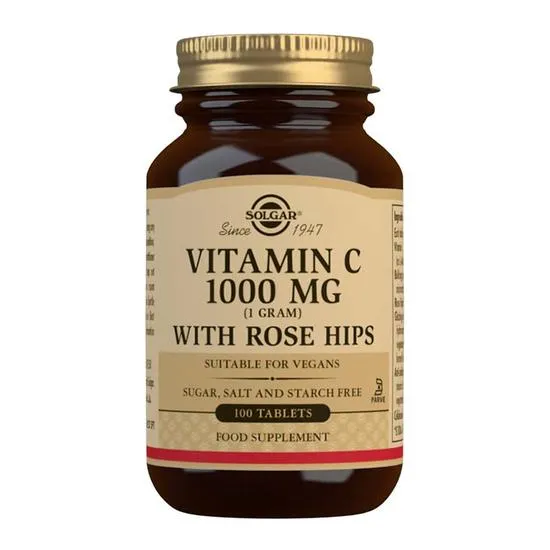 Solgar Vitamin C 1000mg With Rose Hips