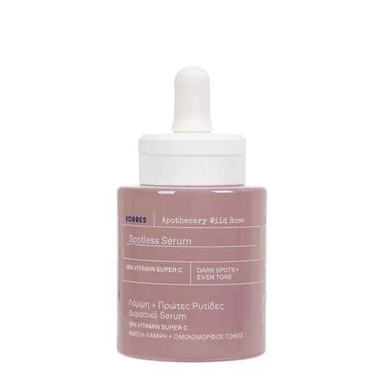 Korres Apothecary Wild Rose Spotless Serum 15% Vitamin Super C