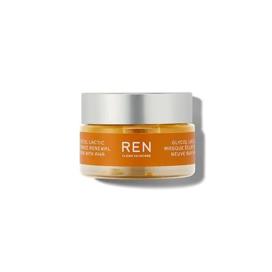 REN Renewal Radiance Face Mask With AHA Glycol Lactic Radiance
