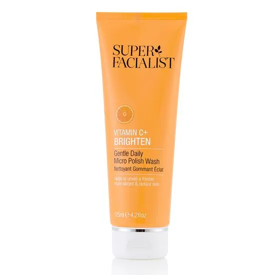 Super Facialist Vitamin C + Brighten Daily Gentle Micro Polish Wash