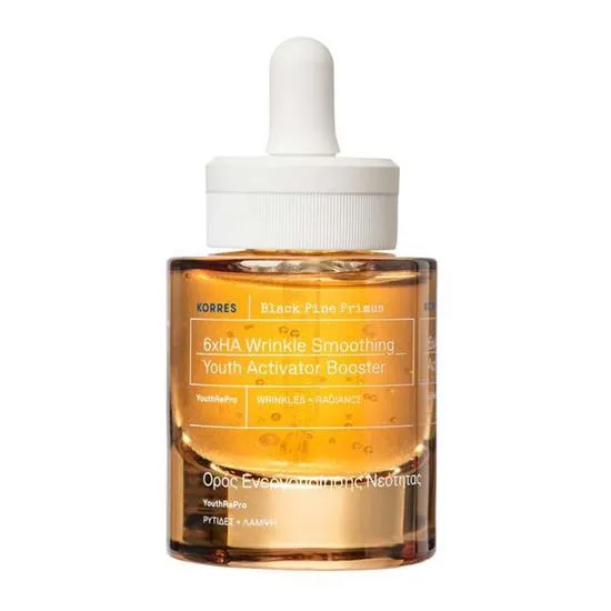 Korres Black Pine Primus 6xHA Wrinkle Smoothing Youth Activator Booster Serum