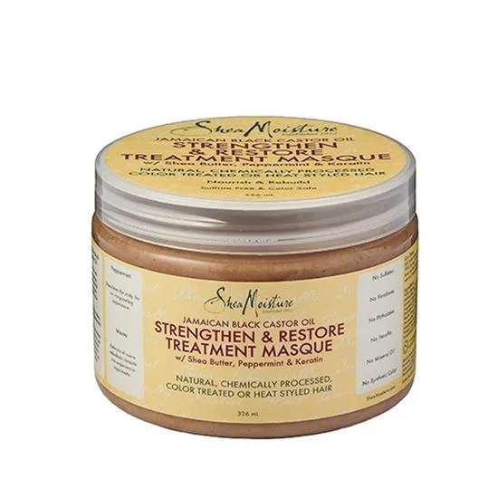 Shea Moisture Jamaican Black Castor Oil Strengthen & Restore Treatment Masque