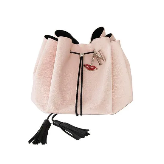 Donna May London Vegan Lay-Flat Drawstring Makeup Bag