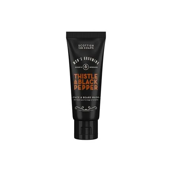Scottish Fine Soaps Thistle & Black Pepper Face & Beard Wash
