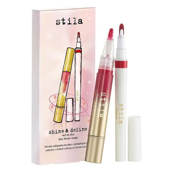 Stila Shine & Define Red Lip Duo