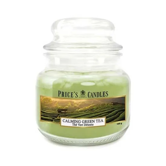 Price's Candles Prices Candles Small Jar Calming Green Tea