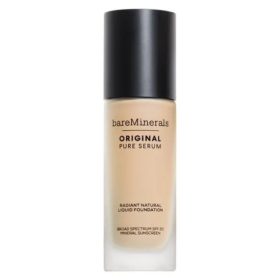 Bareminerals Original Pure Serum Radiant Natural Liquid Foundation Mineral Spf 20 Fair Warm 1