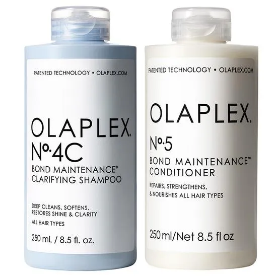 Olaplex No.4c Bond Maintenance Clarifying Shampoo & No. 5 Bond Maintenance Conditioner Duo