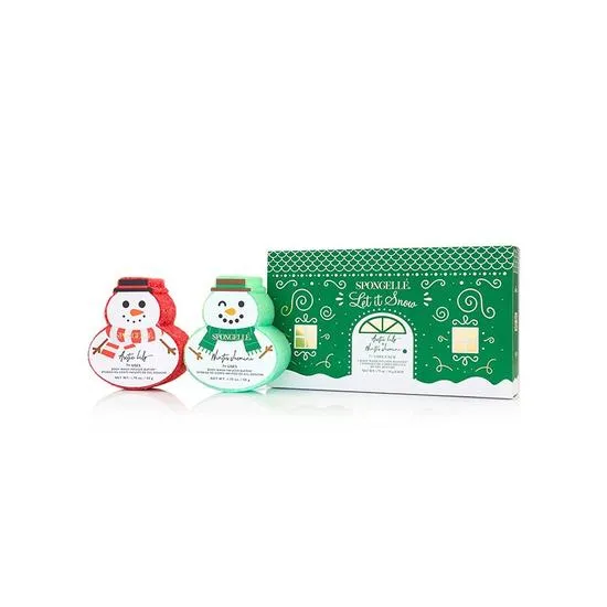 Spongelle Let It Snow Body Wash Infused Buffers Gift Set