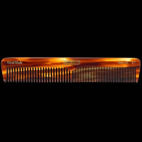 Kent Brushes Handmade Tortoiseshell Effect Coarse/Fine Comb
