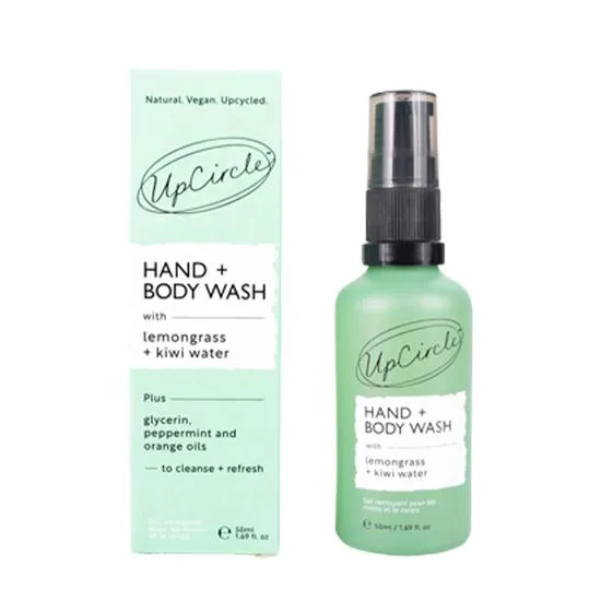 UpCircle Beauty Hand + Body Wash With Lemongrass + Kiwi Water
