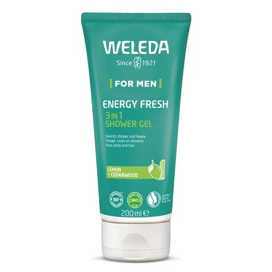 Weleda For Men Energy Fresh 3in1 Shower Gel