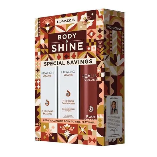 L'Anza Body & Shine Healing Volume Set