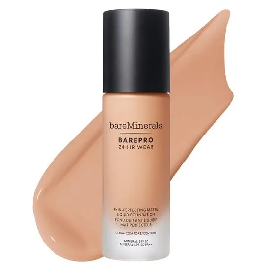 Bareminerals Barepro 24Hr Matte Comfort Liquid Foundation Mineral Spf 20 Med. 30 Cool