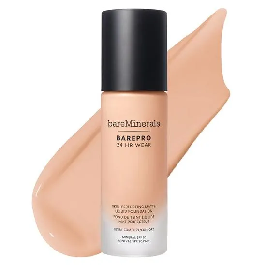 bareMinerals Barepro 24hr Matte Comfort Liquid Foundation Mineral SPF 20
