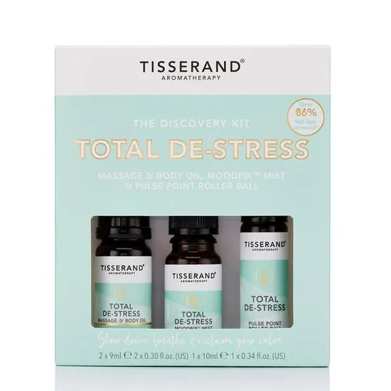 Tisserand Aromatherapy Aromatherapy Total De-Stress Discovery Kit