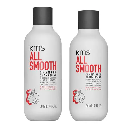 KMS All Smooth Shampoo & All Smooth Conditioner Duo