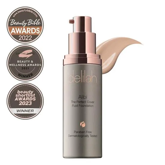 Delilah Alibi The Perfect Cover Fluid Foundation Bloom