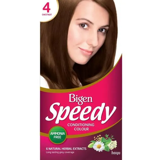 Bigen Speedy Conditioning Hair Colour 4 Chestnut