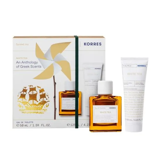 Korres White Tea Eau De Toilette & Body Milk