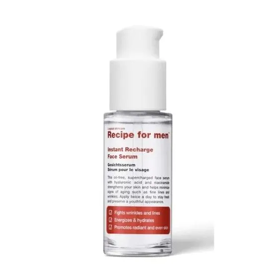 Recipe For Men Instant Recharge Face Serum