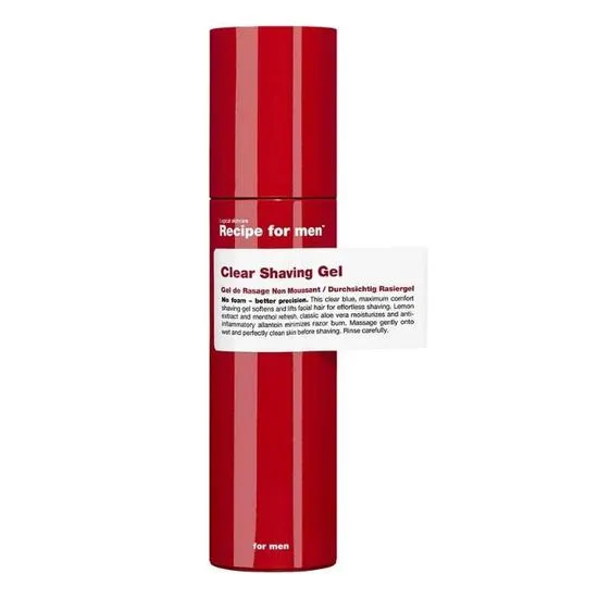 Recipe For Men Clear Shaving Gel