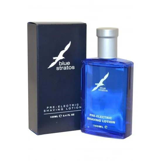 Blue Stratos Pre Electric Shaving Lotion