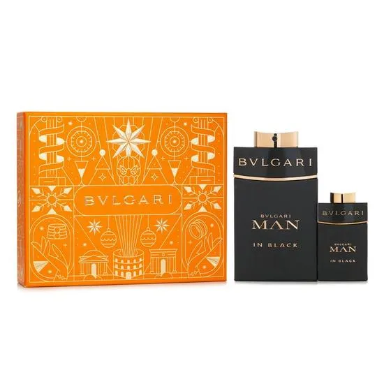 Bvlgari Man In Black Gift Set 100ml Eau De Parfum + 15ml Eau De Parfum