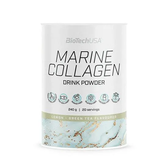 BioTechUSA Marine Collagen Lemon-Green Tea