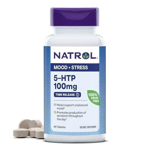 Natrol 5-HTP 100mg Time Release Tablets