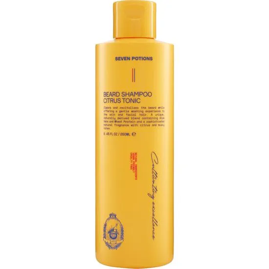 Seven Potions Citrus Tonic Beard Shampoo 250Ml